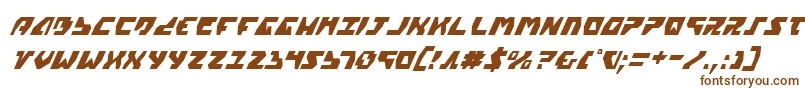 Gyrv2ci-fontti – ruskeat fontit valkoisella taustalla