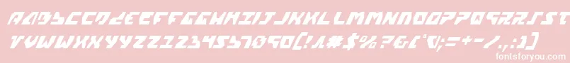Gyrv2ci Font – White Fonts on Pink Background