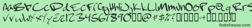 More about FebruaryHandwritten Font FebruaryHandwritten Font – Black Fonts on Green Background