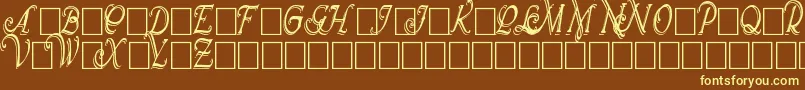 Más sobre la fuente WrennInitialsShadowedCond fuente WrennInitialsShadowedCond – Fuentes Amarillas Sobre Fondo Marrón