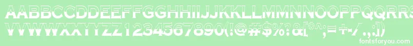 ACoppergothtitulbwBold Font – White Fonts on Green Background