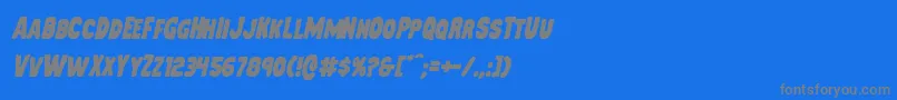 Saiba mais sobre a fonte Mysterymobileital Fonte Mysterymobileital – fontes cinzas em um fundo azul