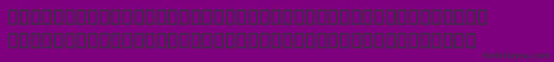 フォントPablo – 紫の背景に黒い文字