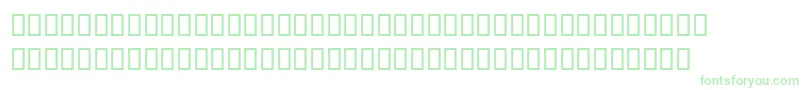 Pablo Font – Green Fonts on White Background