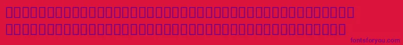 Pablo Font – Purple Fonts on Red Background