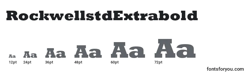RockwellstdExtrabold Font Sizes
