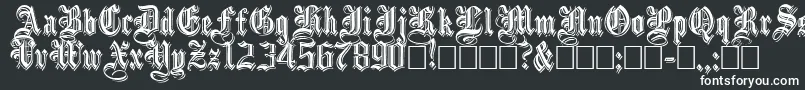 EmbossedBlackNormal Font – White Fonts