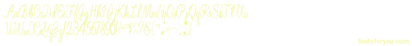 BelindaRegular Font – Yellow Fonts