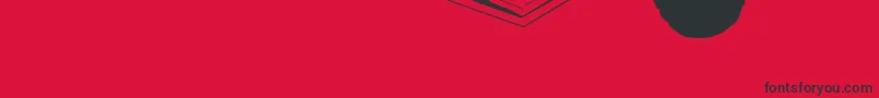 FenotypeDingsLego3-Schriftart – Schwarze Schriften auf rotem Hintergrund