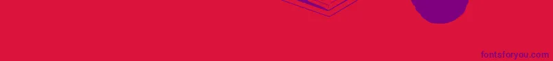 fuente FenotypeDingsLego3 – Fuentes Moradas Sobre Fondo Rojo