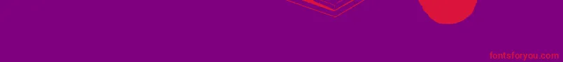 FenotypeDingsLego3-Schriftart – Rote Schriften auf violettem Hintergrund