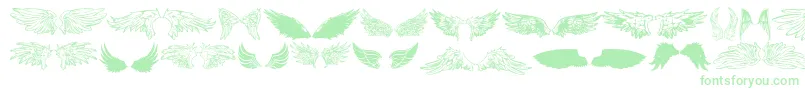 Weitere Informationen zur WingsOfWindTfb-Schriftart WingsOfWindTfb-Schriftart – Grüne Schriften