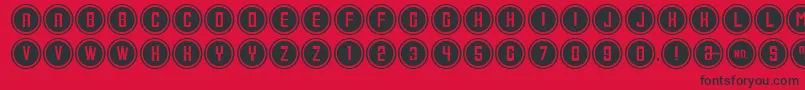 ConsoleInput Font – Black Fonts on Red Background