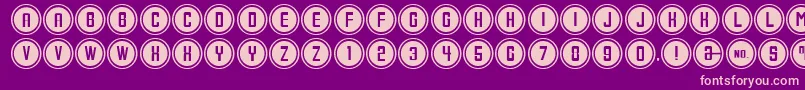 ConsoleInput Font – Pink Fonts on Purple Background