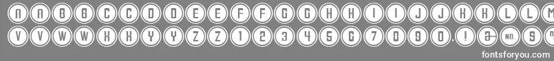 フォントConsoleInput – 灰色の背景に白い文字