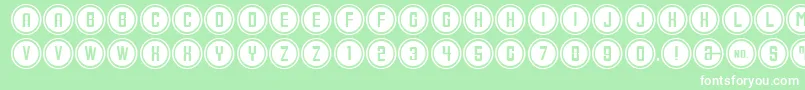 ConsoleInput Font – White Fonts on Green Background