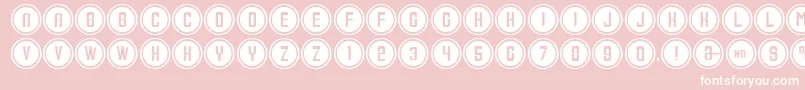 ConsoleInput Font – White Fonts on Pink Background