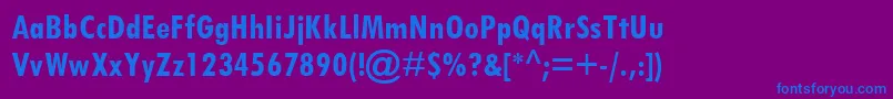 フォントTwCenMtCondensedРџРѕР»СѓР¶РёСЂРЅС‹Р№ – 紫色の背景に青い文字