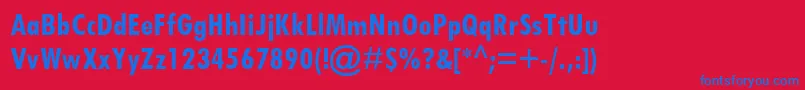 TwCenMtCondensedРџРѕР»СѓР¶РёСЂРЅС‹Р№ Font – Blue Fonts on Red Background