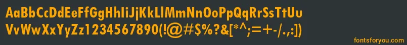 フォントTwCenMtCondensedРџРѕР»СѓР¶РёСЂРЅС‹Р№ – 黒い背景にオレンジの文字