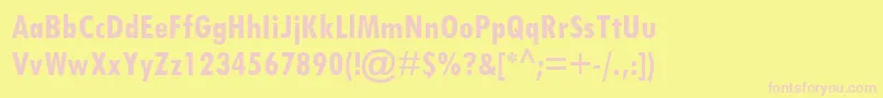 En savoir plus sur la police TwCenMtCondensedПолужирный Police TwCenMtCondensedПолужирный – polices roses sur fond jaune