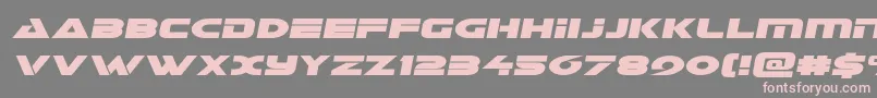 Galantsemital Font – Pink Fonts on Gray Background