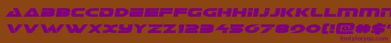 Galantsemital Font – Purple Fonts on Brown Background