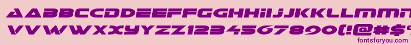Galantsemital Font – Purple Fonts on Pink Background