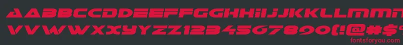 Galantsemital Font – Red Fonts on Black Background