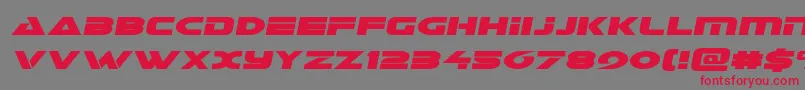 Galantsemital Font – Red Fonts on Gray Background