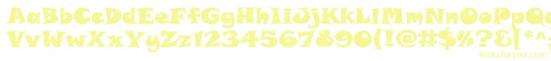 SnapItc-Schriftart – Gelbe Schriften