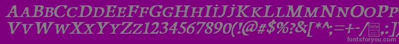 Weitere Informationen zur PapillonsItalicDemo-Schriftart PapillonsItalicDemo-Schriftart – Graue Schriften auf violettem Hintergrund