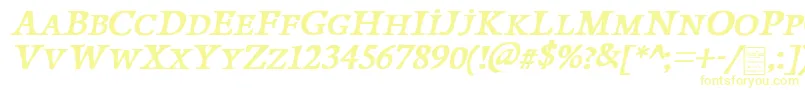 PapillonsItalicDemo Font – Yellow Fonts