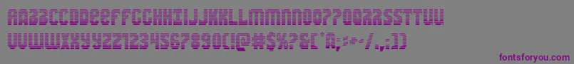 Warnationgrad Font – Purple Fonts on Gray Background