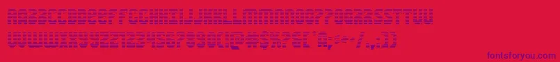 Warnationgrad Font – Purple Fonts on Red Background
