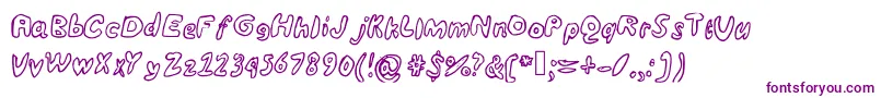 UnderseaMedium Font – Purple Fonts on White Background