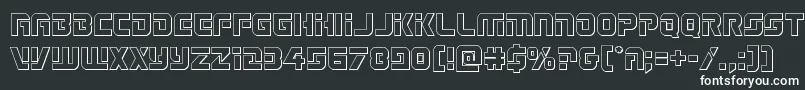Шрифт Legiosabinaout – белые шрифты
