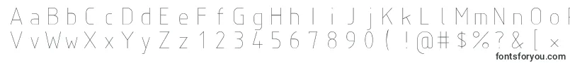 Isoct-fontti – Yksinkertaiset fontit
