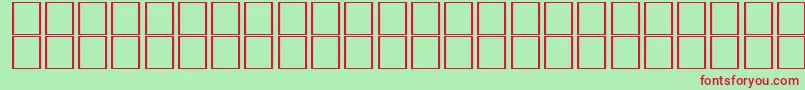 AlKharashi10 Font – Red Fonts on Green Background