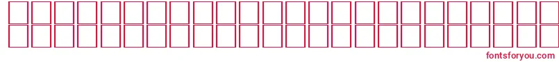 フォントAlKharashi10 – 赤い文字