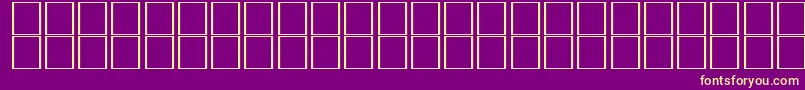 Шрифт AlKharashi10 – жёлтые шрифты на фиолетовом фоне