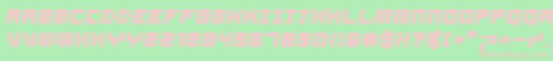 Samson ffy Font – Pink Fonts on Green Background
