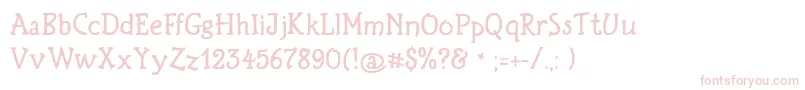 Birthdaygreetz Font – Pink Fonts on White Background