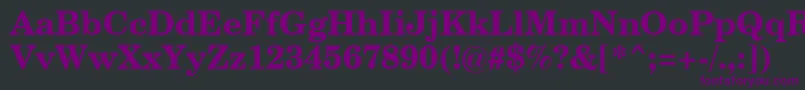 CenturySchoolbookBoldSwa Font – Purple Fonts on Black Background