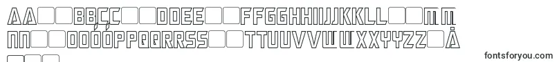 Шрифт MegatronHollowCondensed – польские шрифты