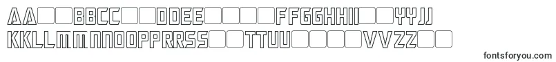 MegatronHollowCondensed Font – Lithuanian Fonts
