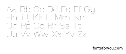 VitroUltralight-fontti
