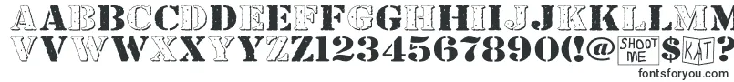 BundyYellowHollowshadowed Font – Wide Fonts