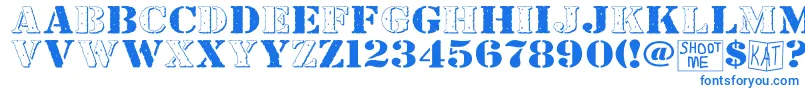 BundyYellowHollowshadowed Font – Blue Fonts