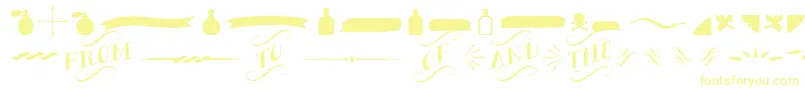 BergamotOrnaments Font – Yellow Fonts